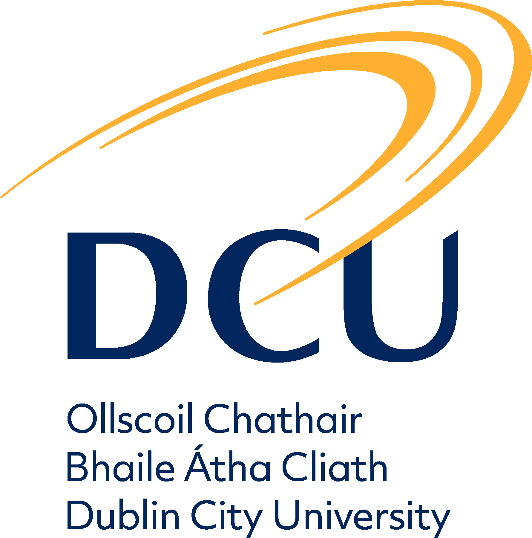 Dublin-City-University-DCU-Logo-Vector.svg- white harp on dark green background